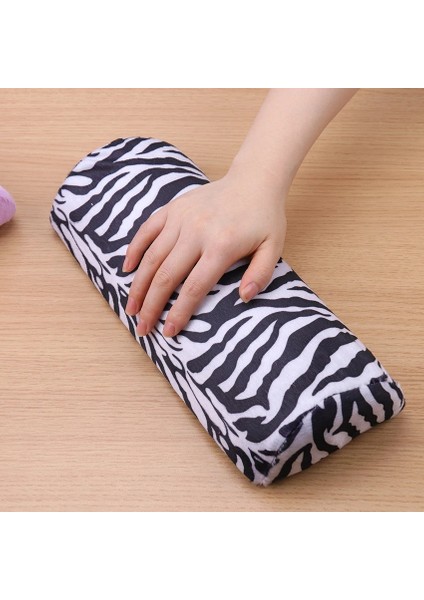 Zebra Desen 1 Pc Nail Art Yastık Manikür El Kol Dayanağı Yastık Yastık Tutucu Yumuşak Manikür Tırnak Aracı Ekipmanları (Yurt Dışından)