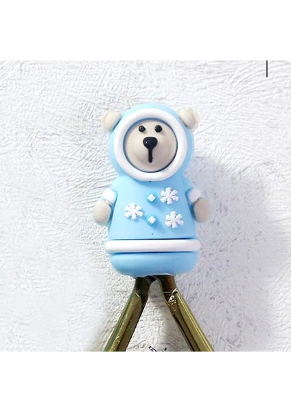 A4 Karikatür Kedi Paw Silikon Makası Kapak Koruyucu Kılıf Tırnak Tırnak Makası Manikür Pedikür Araçları Ölü Cilt Cımbız Kap (Yurt Dışından)