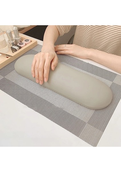 Gri 1 Adet Tırnak Sanat Mat Güzellik Makyaj El Pvc Ped Muhteşem Manikür Profesyonel Salon Araçları Tırnak Uygulaması Müşteri Pedi Kadınlar Için (Yurt Dışından)