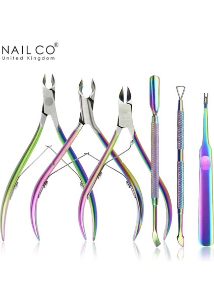 Spj Renkli Tırnak Makası Paslanmaz Çelik Tırnak Eti Kesici Itici Sökücü Tırnak Pense Makas Pedikür Manikür Tırnak Alet Setleri (Yurt Dışından) fiyatları