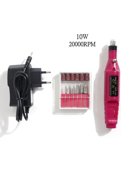 GR-103 Kırmızı Ingiltere Tak 30000RPM/35000RPM Profesyonel Yüksek Kaliteli Elektrikli Tırnak Matkap Makinesi Elektrikli Dosya Hd Ekran Manikür Kalemi Tırnak Torna Zımpara Makinesi (Yurt Dışından)