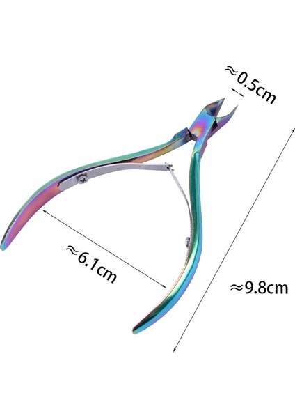 Renk Titanyum 1 Pc Paslanmaz Çelik Tırnak Tırnak Makası Manikür Makası Clipper Ölü Cilt Sökücü Kesici Pedikür Trim Kartal Gaga Pense (Yurt Dışından) fırsatları