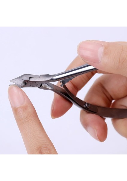 Renk Titanyum 1 Pc Paslanmaz Çelik Tırnak Tırnak Makası Manikür Makası Clipper Ölü Cilt Sökücü Kesici Pedikür Trim Kartal Gaga Pense (Yurt Dışından) indirimleri
