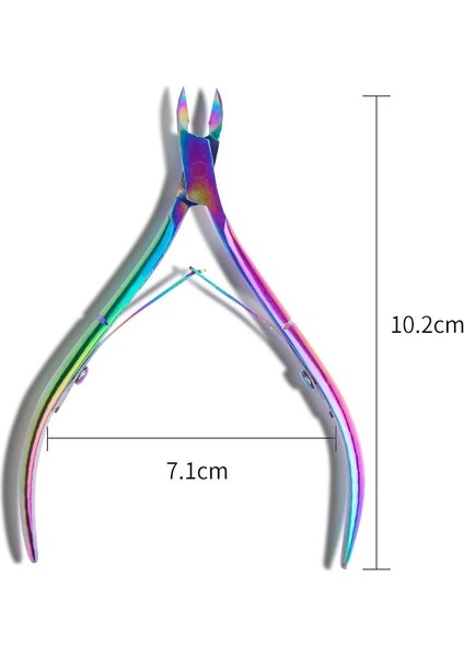 Renkli Köpek 1 Adet Tırnak Eti Pensesi Tırnak Manikür Makası Paslanmaz Çelik Kesiciler Tırnak Sanat Araçlarıclippers Düzeltici Ölü Deri Sökücü Pedikür (Yurt Dışından)
