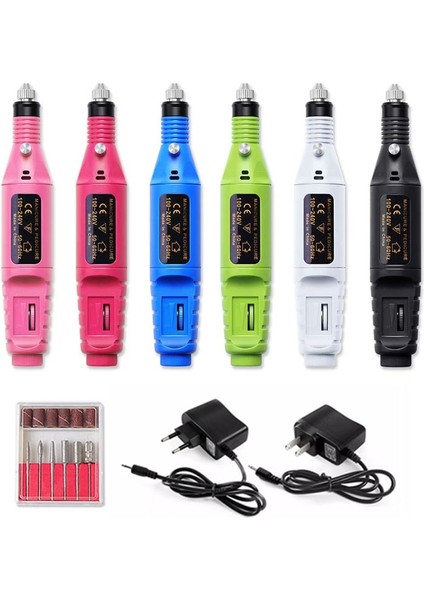 Beyaz Set 1 USB Fış Profesyonel Elektrikli Manikür Makinesi Tırnak Matkap Kalem Pedikür Dosya Lehçe Şekil Aracı Tırnak Sanat Ayak Bakımı Araçları Kiti (Yurt Dışından) modelleri