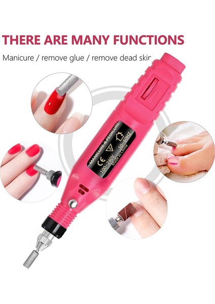 Beyaz Set 1 USB Fış Profesyonel Elektrikli Manikür Makinesi Tırnak Matkap Kalem Pedikür Dosya Lehçe Şekil Aracı Tırnak Sanat Ayak Bakımı Araçları Kiti (Yurt Dışından) fırsatları