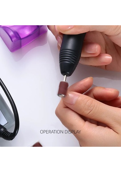 Siyah Elektrikli Tırnak Matkap Makinesi Pedikür Makinesi Elektrikli Manikür Matkaplar Tırnak Uçları Araçları Tırnak Parlatma Aracı Tırnak Parlatma Makinesi (Yurt Dışından) fırsatları
