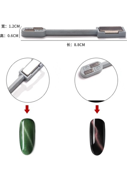Ct-03 Kedi Manyetik Çubuk 9d Etkisi Güçlü Plaka Uv Jel Hattı Şerit Çok Fonksiyonlu Mıknatıs Kurulu Tırnak Sanat Aracı (Yurt Dışından) fırsatları