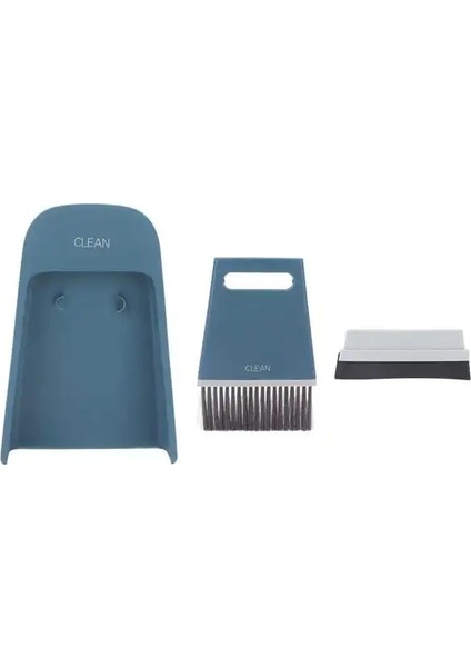 Mavi Masa Temizleme Fırçası Seti Tırnak Salonu Için Yüksek Esneklik Mini Temizleme Fırçası Faraş (Yurt Dışından)