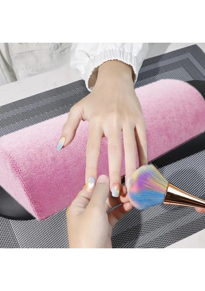 Mor Faydalı Manikür El Dinlenme Tırnak Sanat Standı Cilt Dokunmatik Manikür El Yastık Manikür Yastık El Avuç Içi Dayanağı Kızlar Için (Yurt Dışından) indirimleri