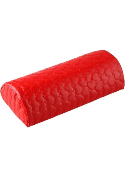 Kırmızı Masa El Yastık Yastık Tutucu Aşk Kalp Yumuşak Suni Deri Nail Art Yastık Manikür El Kol Dayanağı Yastık Pedikür Aracı (Yurt Dışından)