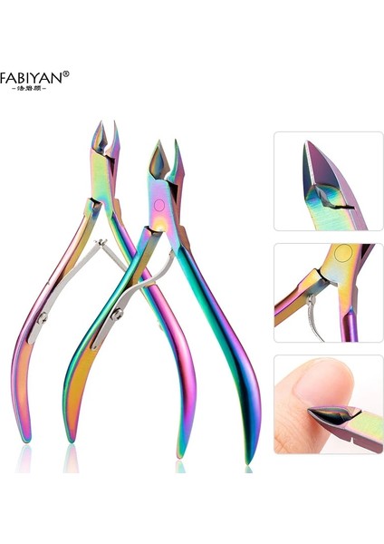 03 Tırnak Sanat Tırnak Eti Makası Ölü Cilt Sökücü Clipper Makas Parmak Pedikür Manikür Pense Giyotin Manikür Aracı Paslanmaz Çelik (Yurt Dışından) modelleri