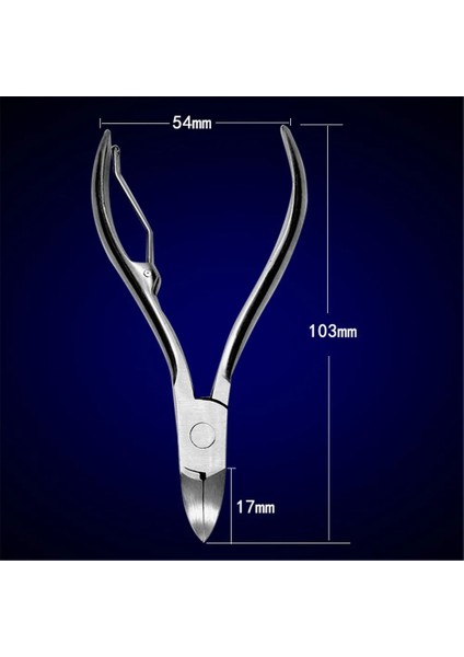 1 Profesyonel Tırnak Ayak Tırnağı Manikür Makası Kırpma Paslanmaz Çelik Tırnak Makası Kesici Tırnak Makası Pense Manikür Aracı (Yurt Dışından)