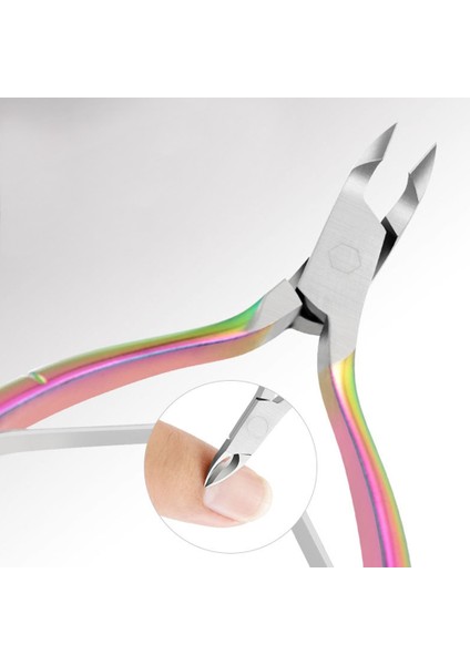 Gümüş Tırnak Sanat Tırnak Eti Makası Makas Paslanmaz Çelik Manikür Tırnak Makası Ölü Cilt Sökücü Pedikür Kartal Gaga Pense Kesici Alet (Yurt Dışından) indirimleri