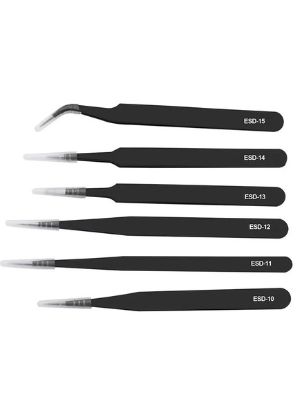 6 Adet 6 Adet Çivi Sanat Paslanmaz Çelik Düz Siyah Kirpik Cımbız Etiket Rhinestones Makası Toplama Aksesuarları Manikür Araçları (Yurt Dışından) fırsatları