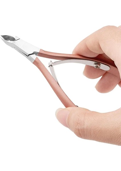 Gül Altın 1 Adet Taşınabilir Profesyonel Paslanmaz Çelik Tırnak Tırnak Makası Kesici Clipper Pedikür Trim Kartal Gaga Pense Manikür Makası (Yurt Dışından) fiyatları
