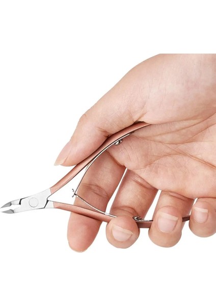 Gül Altın 1 Adet Taşınabilir Profesyonel Paslanmaz Çelik Tırnak Tırnak Makası Kesici Clipper Pedikür Trim Kartal Gaga Pense Manikür Makası (Yurt Dışından) fırsatları
