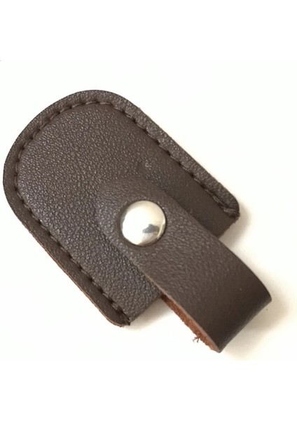 Koyu Kahverengi Tırnak Makası Kapak Pu Deri Koruyucu Kapak Tırnak Manikür Makası Ölü Cilt Kesme Makinesi Kapak Pedikür Aracı Aksesuarları (Yurt Dışından)