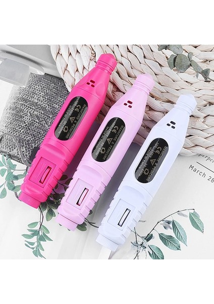 USB Plug-A6 Cnhıds Profesyonel Elektrikli Tırnak Matkap Makinesi Tırnak Dosyaları Kalem Pedikür Uçları ile Freze Jel Cila Sökücü Tırnak Sanat Manikür (Yurt Dışından) fiyatları