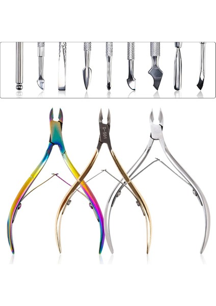 Makas 1 Adet Tırnak Eti Makası Manikür Kesici Giyotin Gökkuşağı Tırnak Eti Itici Tırnak Bakımı Araçları Sökücü Clipper/makas Tırnak Sanat Aracı (Yurt Dışından) fiyatları