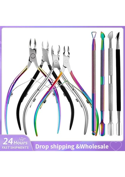 Set C Tırnak Tırnak Eti Makası Manikür Makası Makas Düzeltici Ölü Cilt Sökücü Pedikür Itici Paslanmaz Çelik Makas Tırnak Sanat Araçları (Yurt Dışından) fiyatları