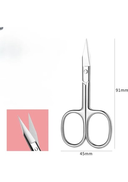 05 Tırnak Eti Makası Kavisli Tırnak Makası Düzeltici Ölü Cilt Sökücü Tırnak Eti Kesici Profesyonel Tırnak Sanat Araçları Manikür Malzemeleri (Yurt Dışından)