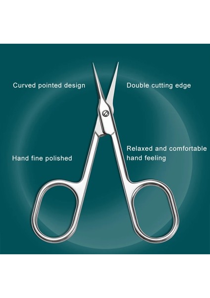 05 Tırnak Eti Makası Kavisli Tırnak Makası Düzeltici Ölü Cilt Sökücü Tırnak Eti Kesici Profesyonel Tırnak Sanat Araçları Manikür Malzemeleri (Yurt Dışından) modelleri