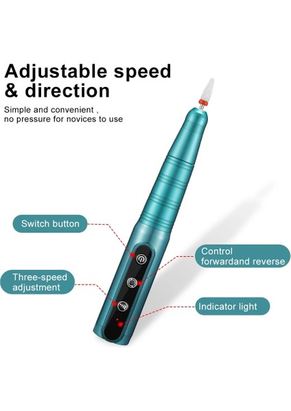 7 Adet Tungsten Senıgnol 35000RPM Elektrikli Manikür Makinesi Taşınabilir Akülü Tırnak Matkap Tırnak Törpüsü Freze Kesiciler Manikür Pedikür Seti (Yurt Dışından) modelleri