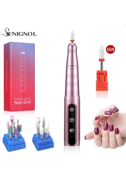 7 Adet Tungsten Senıgnol 35000RPM Elektrikli Manikür Makinesi Taşınabilir Akülü Tırnak Matkap Tırnak Törpüsü Freze Kesiciler Manikür Pedikür Seti (Yurt Dışından) fırsatları