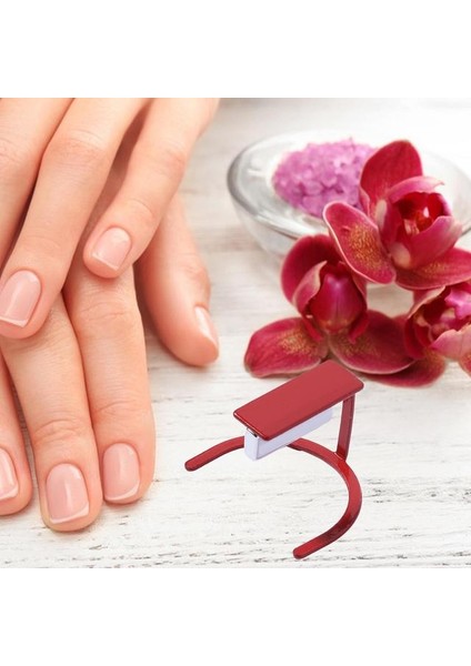 Kırmızı Tırnak Sanat Aracı Kedi Çubuk Braketi Tırnak Sanat Salonu Için Standı (Yurt Dışından)