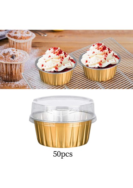 Kapaklı Piş Kapları Sarma Kapları Isıya Dayanıklı Barbekü Cupcakes 50 (Yurt Dışından) fırsatları