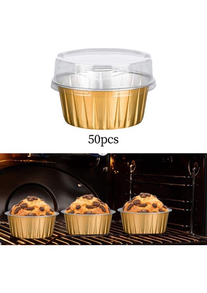 Kapaklı Piş Kapları Sarma Kapları Isıya Dayanıklı Barbekü Cupcakes 50 (Yurt Dışından) indirimleri