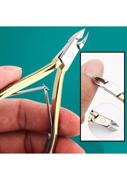 2 1 Adet Paslanmaz Çelik Tırnak Eti Makası Altın/gümüş/siyah Profesyonel Sökücü Makas 3 Renk Kırpma Ölü Cilt Pense Makas (Yurt Dışından) fiyatları