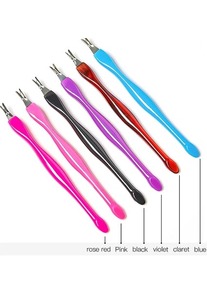 Q16689 5 Adet/takım Paslanmaz Çelik Tırnak Tırnak Eti Itici Sanat Çatal Manikür Aracı Trim Ölü Cilt Çatal Makası Itici Düzeltici Tırnak Eti Çıkarıcı (Yurt Dışından) modelleri