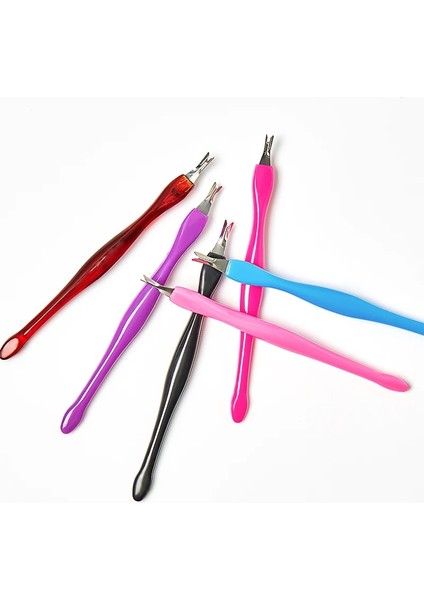 Q16689 5 Adet/takım Paslanmaz Çelik Tırnak Tırnak Eti Itici Sanat Çatal Manikür Aracı Trim Ölü Cilt Çatal Makası Itici Düzeltici Tırnak Eti Çıkarıcı (Yurt Dışından) fırsatları