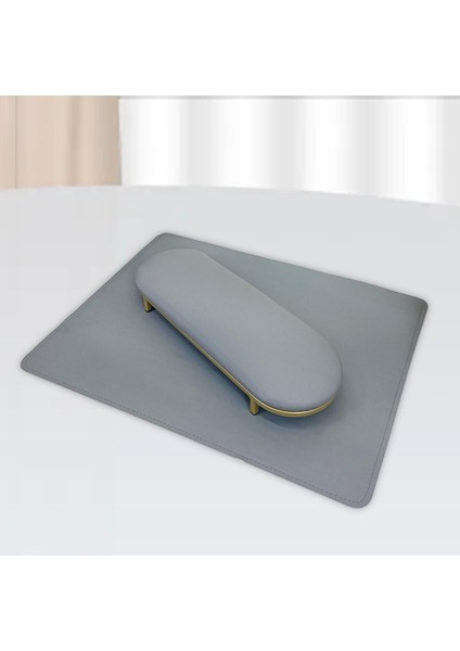 Açık Gri Nail Art Yastık Mat Seti Metal Manikür Alet Masası Nail Art El Yastık ve Mat Tırnak Masa Mat Ev Salon Için Tırnak Teknisyeni Kullanımı (Yurt Dışından) indirimleri