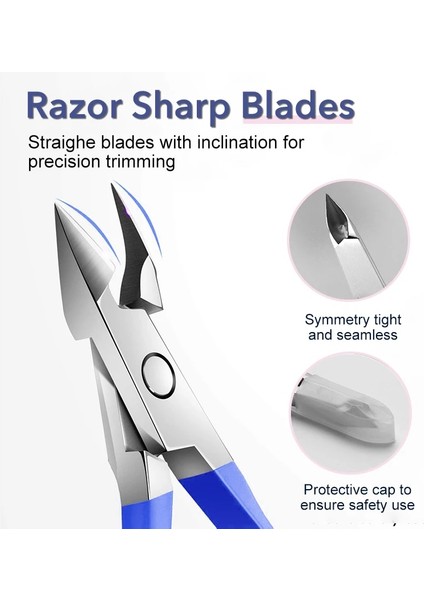 Color-1 Paslanmaz Çelik Tırnak Eti Makası Profesyonel Sökücü Makas Parmak Bakımı Manikür Tırnak Makası Ölü Cilt Araçları Altın (Yurt Dışından) indirimleri