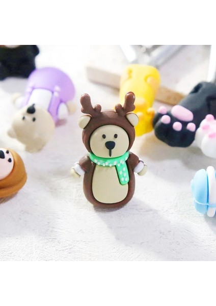 7 Kedi Pençe Tırnak Manikür Makası Koruyucu Ayı Elk Silikon Tırnak Manikür Makası Cımbız Kol Koruyucu Kılıf Kapak Tırnak Aracı 1p (Yurt Dışından) fırsatları