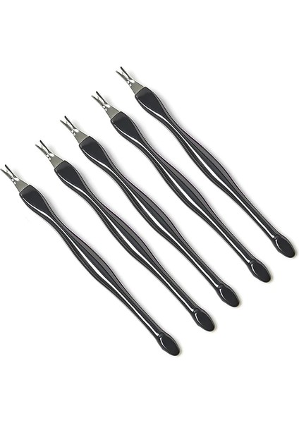 NQ16692 5 Adet Tırnak Tırnak Makası Makas Paslanmaz Çelik Gökkuşağı Cımbız Clipper Ölü Cilt Sökücü Makas Pense Itici Makyaj Güzellik Aracı (Yurt Dışından)