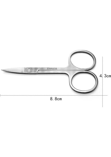 NQ16692 5 Adet Tırnak Tırnak Makası Makas Paslanmaz Çelik Gökkuşağı Cımbız Clipper Ölü Cilt Sökücü Makas Pense Itici Makyaj Güzellik Aracı (Yurt Dışından) modelleri