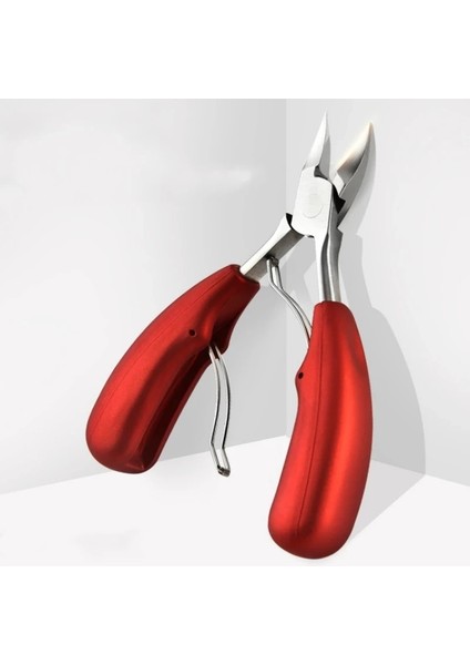 Mavi 1 Adet Üç Renk Çift Yaylı Plastik Saplı Tırnak ve Ayak Tırnaklarını Manikür Aracı Tırnak Makası Makası Kesici Tırnak Makası (Yurt Dışından) indirimleri