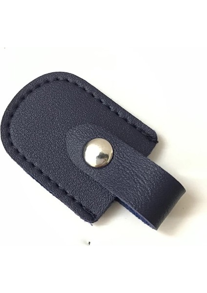 Koyu Mavi Tırnak Makası Kapak Pu Deri Koruyucu Kapak Tırnak Manikür Makası Ölü Cilt Kesme Makinesi Kapak Pedikür Aracı Aksesuarları (Yurt Dışından)