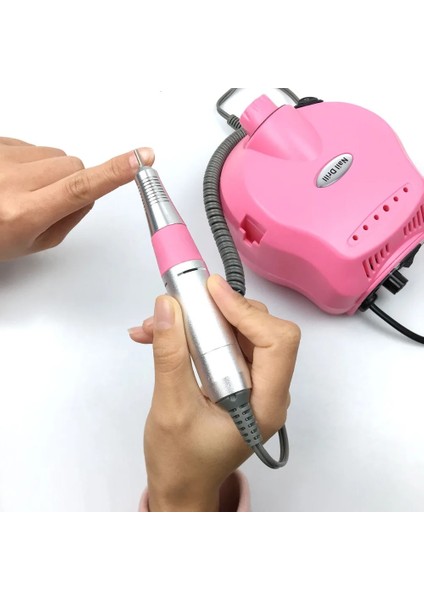 2000-PEMBE Elektrikli Tırnak Matkap Makinesi Manikür Pedikür Dosyaları Araçları Kiti ve Aksesuarı Tırnak Parlatıcı Taşlama Cam Makinesi Jel Lehçe (Yurt Dışından) modelleri