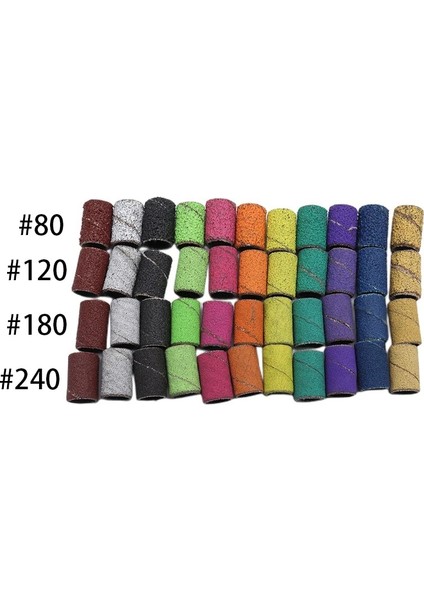 Beyaz 120 50 Adet Beyaz 80 120 180 240 Grit Kesici Zebra Zımpara Bantları Tırnak Matkap Uçları Ayak Bakımı Parlatma Manikür Jel Cila Sökücü Yedek (Yurt Dışından) indirimleri
