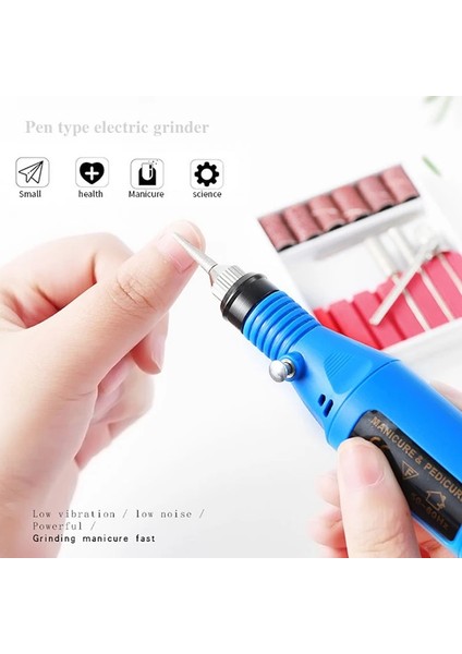 Yeşil USB 1 Adet Profesyonel Elektrikli Tırnak Zımpara USB Susturucu Tırnak Elektrikli Manikür Kesici Aletler Sanat Güzellik Sağlık (Yurt Dışından)