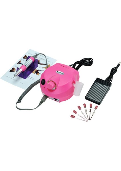Pembe Ingiltere Tak Profesyonel Manikür Matkap Makinesi Seti Elektrikli Tırnak Matkap Makinesi Tırnak Zımpara Jel Tırnak Eti Kaldır Tırnak Torna Dosya Lehçe Aracı (Yurt Dışından)