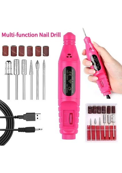 Usb-Green B Halaıman Elektrikli Tırnak Zımpara Tırnak Matkap Makinesi Öğütücü Tırnak Kaldırma Peeling Parlatma Aracı Pedikür Makinesi Adaptörü (Yurt Dışından) modelleri