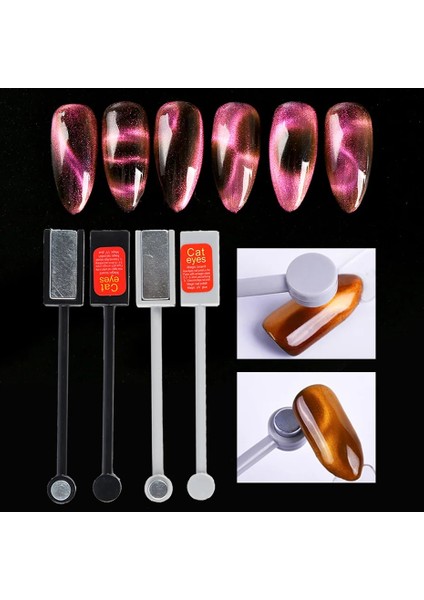 C12 Kedi Gözü Nail Art Mıknatıs Sopa Uv Jel Lehçe Için Çok Fonksiyonlu Manyetik Kurulu Jel Vernik Boyama Kalem Çizgi Çizim Aracı # 1612 (Yurt Dışından) indirimleri