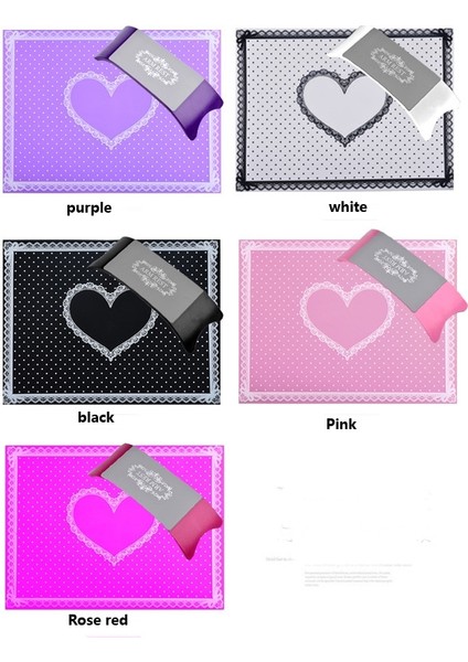 Gjdbai Silikon Katlanabilir Tırnak Sanat Masa Mat Pad El Yastık Sevimli Nokta Dantel Tasarım Yıkanabilir Güzellik Bakım Salonu Ekipmanları Manikür Araçları (Yurt Dışından) modelleri