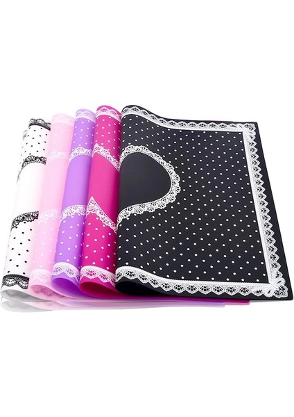 Gjdbai Silikon Katlanabilir Tırnak Sanat Masa Mat Pad El Yastık Sevimli Nokta Dantel Tasarım Yıkanabilir Güzellik Bakım Salonu Ekipmanları Manikür Araçları (Yurt Dışından) fırsatları